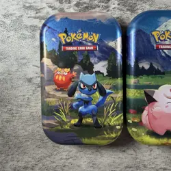 Ascended Heroes Mini Tin EMPTY with stickers Set of 5 (Connecting Arts) Pokemon - Image 2