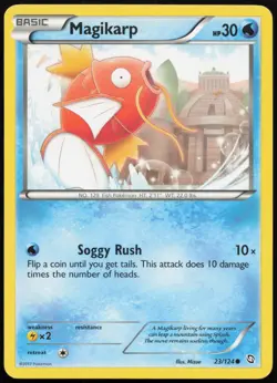 Magikarp 23/124 Common Dragons Exalted Pokemon Lightly Played - Image 1