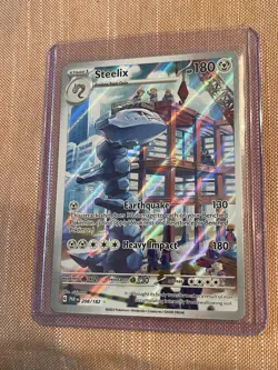 Steelix 208/182 Paradox Rift Illustration Rare Pokemon TCG - Image 1