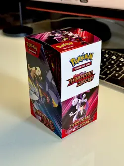 Pokemon TCG Destined Rivals Half Booster Box Brand New UNSEALED 18 Packs - Image 1