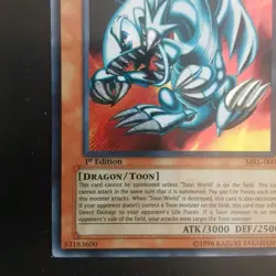 Blue-Eyes Toon Dragon MRL-000 1st Edition Ultra Rare Yu-Gi-Oh Asian English... - Image 5