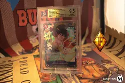 One Piece Monkey D Luffy SR OP12-015 TREASURE CUP TOP 64 BGS 9.5 - Image 1