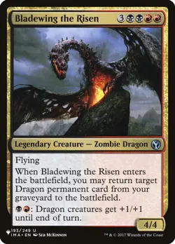 1x Bladewing the Risen - NM - The List - SPARROW MAGIC - Image 1