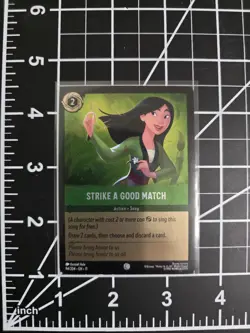 Strike a Good Match 94/204 Foil Disney Lorcana Winterspell NM/M - Image 1