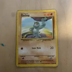 Pokemon Cards - Machop 52 Machoke 34 Machamp 8/102 1st Ed LP Base Set 1999 WOTC - Image 2