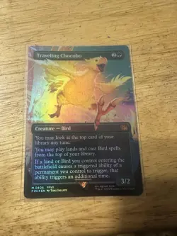 Traveling Chocobo (Borderless) Final Fantasy Foil - Image 1