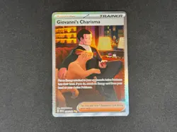 Giovanni's Charisma 204/165 Sv: Scarlet & Violet 151 Holo Pokemon Card - Image 1