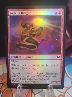 Nebula Dragon *FOIL Common* Magic MtG x1 Edge of Eternities - Image 1