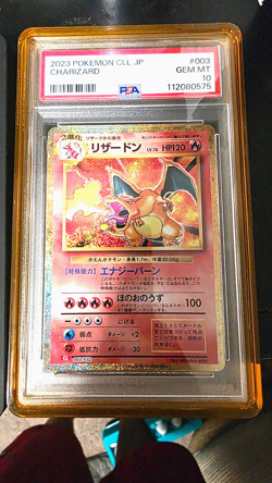 PSA 10 Charizard CLL 003/032 Classic Collection 2023 Holo Japanese Pokemon Card - Image 1