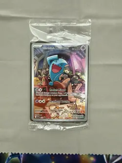Pokemon TCG Destined Rivals Team Rockets Wobbuffet Promo Card 203 SEALED - Image 1