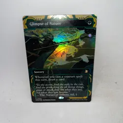 Glimpse of Nature Secrets Strixhaven Mystical Archive Magic The Gathering Foil - Image 1