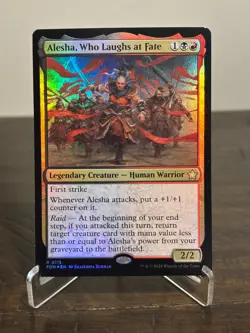 MTG / Alesha, Who Laughs at Fate / FDN / #115 / FOIL / Rare / NM - Image 1