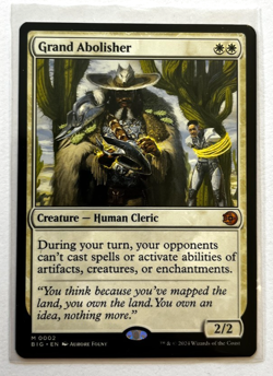 MTG – Outlaws of Thunder Junction - Big Score - Grand Abolisher - Mythic 0002 - Image 1