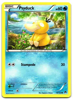 Psyduck 16/122 - 🌊 BREAKpoint Common Pokemon TCG 🖤 - MP - Image 1