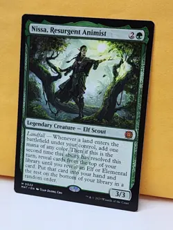 1x Nissa, Resurgent Animist, NM, MAT, Magic: the Gathering, MtG - Image 2