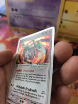 Pokemon Karte Card Rayquaza Ex Ex Deoxys Deutsch German 2004 Holo LP - Image 3