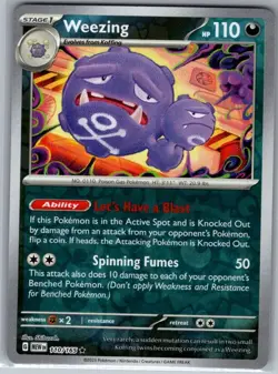 Weezing 110/165 Reverse Holo SV: Scarlet & Violet 151 - Pokemon Card - NM - Image 1