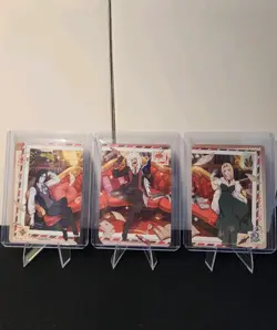 Orochimaru, Jiraiya, & Tsunade Naruto Kayou PU-004, PU-005, & PU-006 Cards NM - Image 1