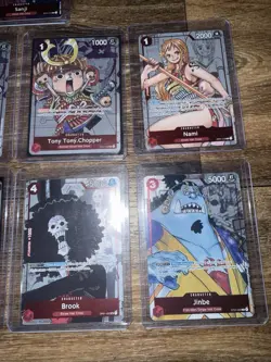 One Piece Premium Card 25th Eng Chopperx3 Nami Sanji Usoppx2 Brook Jimbe - Image 3