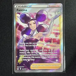 Pokemon Card Fantina 191/196 Ultra Rare Full Art Lost Origin Near Mint - Image 1