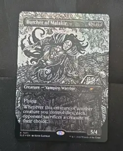 MTG Butcher of Malakir 7071 Foil TMNT Secret Lair Kevin Eastman Inks Magic NM - Image 1