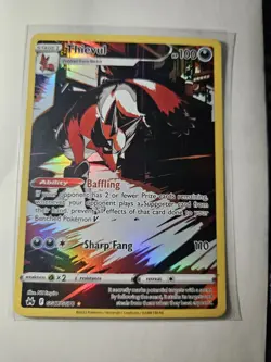 Pokemon Thievul GG17/GG70 Crown Zenith: Galarian Gallery Holo - Image 1