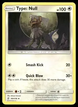 TYPE: NULL 183/236 UC UNIFIED MINDS POKEMON NM/M - Image 1