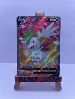 Pokemon TCG Shaymin V Sword & Shield: Brilliant Stars 152/172 Holo Ultra Rare - Image 1