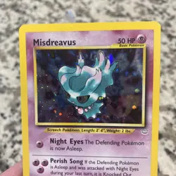 Pokemon Misdreavus Double Holo Neo Revelation 11/64 - Image 3