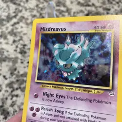 Pokemon Misdreavus Double Holo Neo Revelation 11/64 - Image 4
