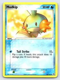 Mudkip 56/106 Common Emerald Pokemon Near Mint - Image 1