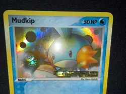 2005 Pokemon Mudkip EX Emerald 56/106 Reverse Holo Foil Stamped LP - Image 3