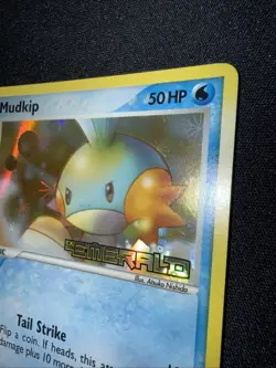 2005 Pokemon Mudkip EX Emerald 56/106 Reverse Holo Foil Stamped LP - Image 5