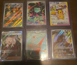 Pokemon TCG Lot of 6 Charmander Bulbasaur Pikachu Lot - Image 1