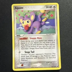 Aipom 34/115 Unseen Forces Regular Pokemon TCG Uncommon 2005 NM - Image 1