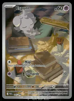 Espurr 095/088 Holo Illustration Rare Perfect Order Pokemon Near Mint - Image 1