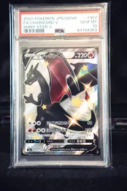 Charizard V 307/190 S4a Shiny Star V Japanese Full Art Holo PSA 10 2020 - Image 1
