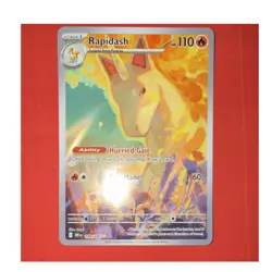 The Pokemon Company Rapidash 189/182 SV10 Destined Rivals Illus Rare Holo ENG - Image 1