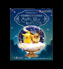 2021 Re-Ment Starrium Series Glittering Star Best Wishes Pikachu & Eevee - Image 1