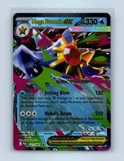 Pokemon tcg ME03: Perfect Order Mega Starmie ex Near Mint or Better - Image 1