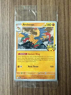 Pokemon Field Museum Fossil Exhibit Archeops Promo SEALED - Image 1