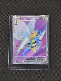 Beedrill Ex 098/086 NM Full Art Chaos Rising Pokemon - Image 2