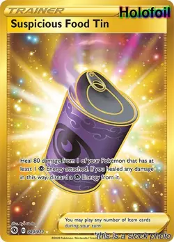 Holofoil - Suspicious Food Tin (Secret) - 80/73 - Champion's Path - EN - LP - Image 1
