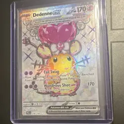 Pokemon Dedenne ex Paldea Evolved Ultra Rare Holo 239/193 Basic 170HP - Image 1