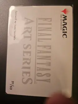 Magic MTG Final Fantasy Art Series 31/53 Farewell Gold Stamped Foil - Image 2