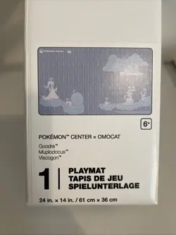 Pokemon Center x OMOCAT: Goodra Playmat TCG New SEALED - Image 1