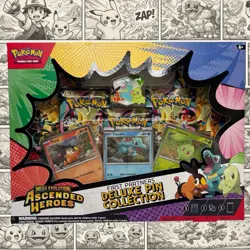 Pokemon Ascended Heroes First Partner Deluxe Pin Collection Sealed New - Image 1
