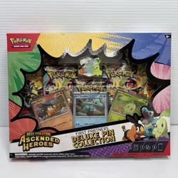 Pokemon Ascended Heroes First Partner Deluxe Pin Collection Sealed New - Image 2