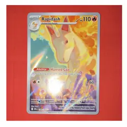 The Pokemon Company Rapidash 189/182 SV10 Destined Rivals Illus Rare Holo ENG - Image 1