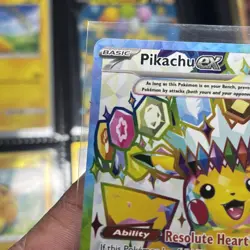 Pokemon Pikachu EX & Marshadow Holo Lot - Surging Sparks - mega evolution - Image 2